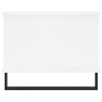 Salontafel 90x50x40 cm bewerkt hout wit