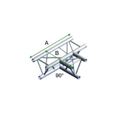 Showtec FT30 Driehoek truss 017 3-weg T-stuk 90g