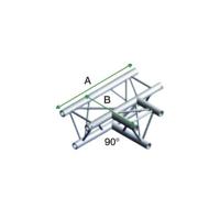 Showtec FT30 Driehoek truss 017 3-weg T-stuk 90g - thumbnail