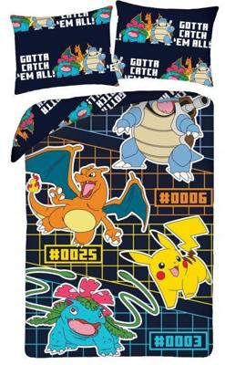 pokemon charizard Dekbedovertrek 140 x 200 cm (70 x 90 cm) polyester