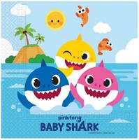 Baby Shark Servetten Palmboom (20st) - thumbnail
