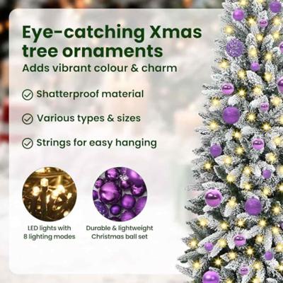 VidaXL Kunstkerstboom wit 120 cm pvc en plastic en staal en pe