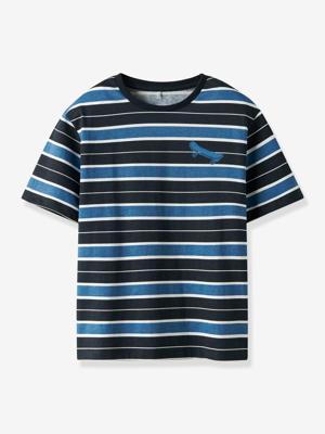 T-shirt voor jongens NAME IT Boxy-Fit nachtblauw