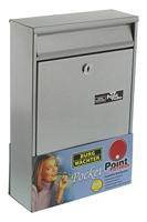 Burg Wächter 61020 POCKET 5871 SI Brievenbus Staal Zilver Sleutelslot - thumbnail