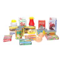 Johntoy Home & shopping supermarkt speelset, 18dlg. - thumbnail