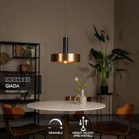 Lucide GIADA - Hanglamp - Ø 40 cm - 1xE27 - Mat Go - thumbnail