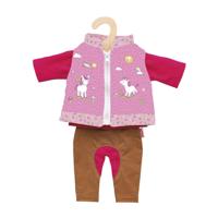 Heless Poppenoutfit paardrijden - eenhoorn, 28-35 cm - thumbnail