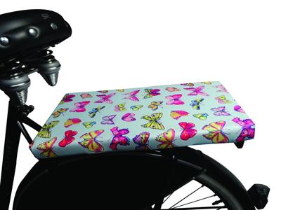 Fietskussen Sweet Butterfly Blue