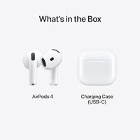 In-ear Bluetooth Hoofdtelefoon Apple AirPods 4 Wit - thumbnail