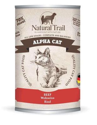 NATURAL TRAIL Alpha Cat Beef - nat kattenvoer - 400g