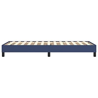 Boxspringframe stof blauw 90x200 cm Boxspringframe stof blauw 90x200 cm