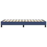 Boxspringframe stof blauw 90x200 cm - thumbnail