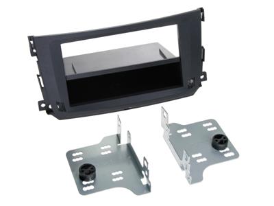 2-DIN Paneel Smart ForTwo 2010-2015 Kleur: Zwart 2-DIN Paneel Smart ForTwo 2010-2015 Kleur: Zwart