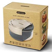 Black+Blum Glazen Lunchkom - Ø140mm - Leisteen - thumbnail