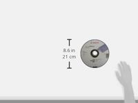 Bosch Accessories 2608600226 2608600226 Doorslijpschijf gebogen 230 mm 1 stuk(s) Staal - thumbnail