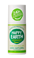 Happy Earth 100% Natural Deo Roll-On Unscented - thumbnail