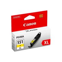 Canon inktcartridge CLI-551Y-XL, 695 pagina's, OEM 6446B001, geel - thumbnail