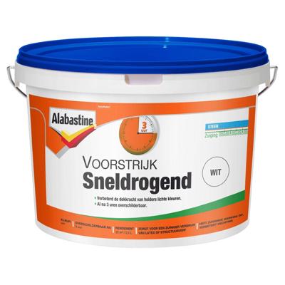 Alabastine Voorstrijk Sneldrogend Wit 2,5L - 5256699 Alabastine Voorstrijk Sneldrogend Wit 2,5L - 5256699