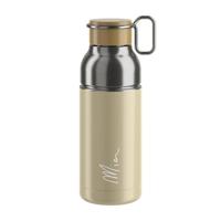 ELITE bidon "mia inox" bottle mia inox 650ml beige/siilver - thumbnail