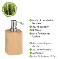 Wenko Zeeppomp - bamboe - 220 ml - thumbnail