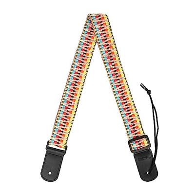 Cascha HH 2200 ukelele draagband jacquard regenboog