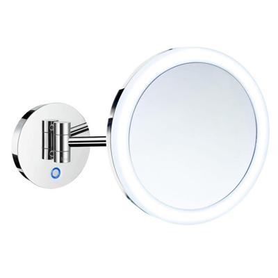 Vergrotingsspiegel Smedbo Outline Draaibaar Battery Operated met LED PmmA Dual Light Chroom Smedbo Vergrotingsspiegel Smedbo Outline Draaibaar Battery Operated met LED PmmA Dual Light Chroom Smedbo