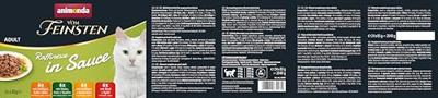 ANIMONDA Vom Feinsten Adult Raffinesse in sauce - nat kattenvoer - 24x85g
