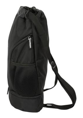 Rugtas met Koordjes Kappa Dark Zwart 35 x 40 x 1 cm