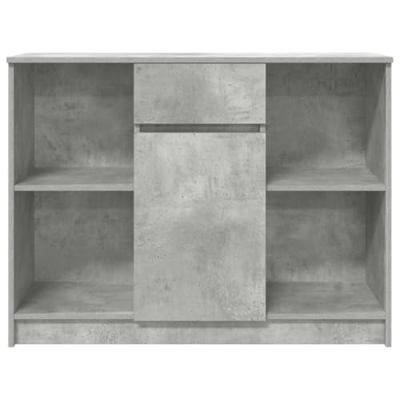 Dressoir met lade 101x35x76 cm spaanplaat betongrijs Dressoir met lade 101x35x76 cm spaanplaat betongrijs
