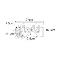 QAZQA Industriële spot zwart 4-lichts - Emado - thumbnail
