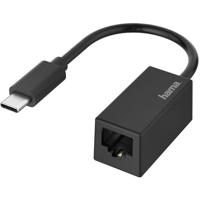Hama Netwerk-adapter USB-C-stekker - LAN/Ethernet-aansluiting Gigabit-ethernet - thumbnail