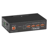 Black Box Industriële USB 2.0-hub met isolatie, 4-poorts - thumbnail