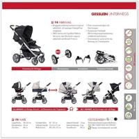 Poppenwagen Jogger Lola - Stars Lila - thumbnail