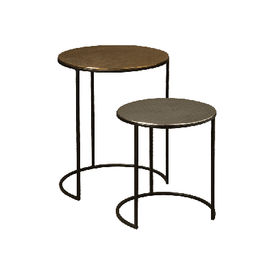 RENEW Bijzettafel 'Iza' Set van 2 stuks, kleur Meerkleurig