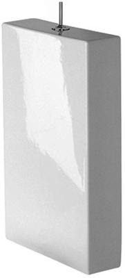 Duravit Starck 1 duoblokreservoir 39x65x12cm met Puro druktoets wit 8727100005