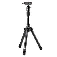Velbon UT 43D II aluminium driepootstatief incl. QHD-43D kop (hoogte 155,8 cm, belastbaarheid 3 kg) UT-43DII + QHD43D zwart - thumbnail