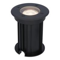 Maisy LED Grondspot Rond - Dimbaar - GU10 - 4000K neutraal wit - 4 Watt 345 Lumen - Rond - Ø12cm - Tuinspot - Oprit - Zwart - IP67 waterdicht - thumbnail