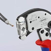KNIPEX twistor 16 zelfinstellende krimptang voor adereind - thumbnail