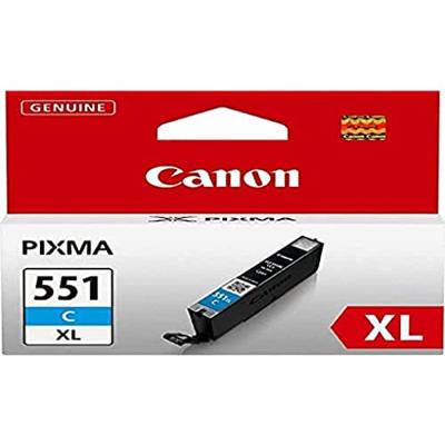 Canon inktcartridge CLI-551C-XL, 695 pagina&apos;s, OEM 6444B001, cyaan