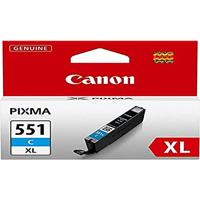 Canon inktcartridge CLI-551C-XL, 695 pagina&apos;s, OEM 6444B001, cyaan - thumbnail