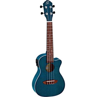 Ortega Earth Series RUOCEAN-CE concert ukelele blauw Ortega Earth Series RUOCEAN-CE concert ukelele blauw