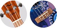 Flight Art Series AUC-33 Stardust concert ukelele met gigbag - thumbnail