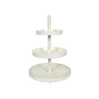 Cookinglife Etagère 3-Laags 25x35 cm Metaal/Wit - thumbnail