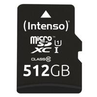 Intenso microSD-Card Class10 UHS-I 512GB Speicherkarte - thumbnail