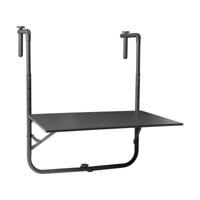 Balkontafel mat donker grijs - thumbnail