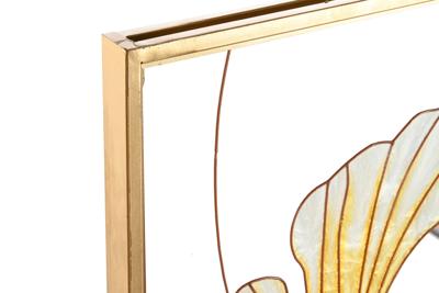 Canvas DKD Home Decor 3 Onderdelen Tropisch Blad van een plant (122 x 3 x 122 cm) Canvas DKD Home Decor 3 Onderdelen Tropisch Blad van een plant (122 x 3 x 122 cm)