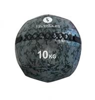 Sveltus wallball Camouflage 10 kg zwart - thumbnail