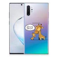 Samsung Galaxy Note 10 Plus Telefoonhoesje met Naam Giraffe - thumbnail