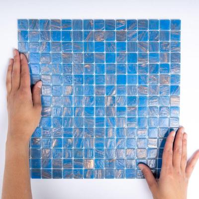 Mozaiek Amsterdam Goud Blauw 2,0x2,0