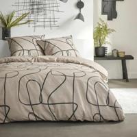 Dekbedovertrek set TODAY HOY - Sunshine 0.20 Beige Bed van 200 3 Onderdelen - thumbnail